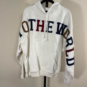 Kith NY to the World Hoodie color Cream size Large